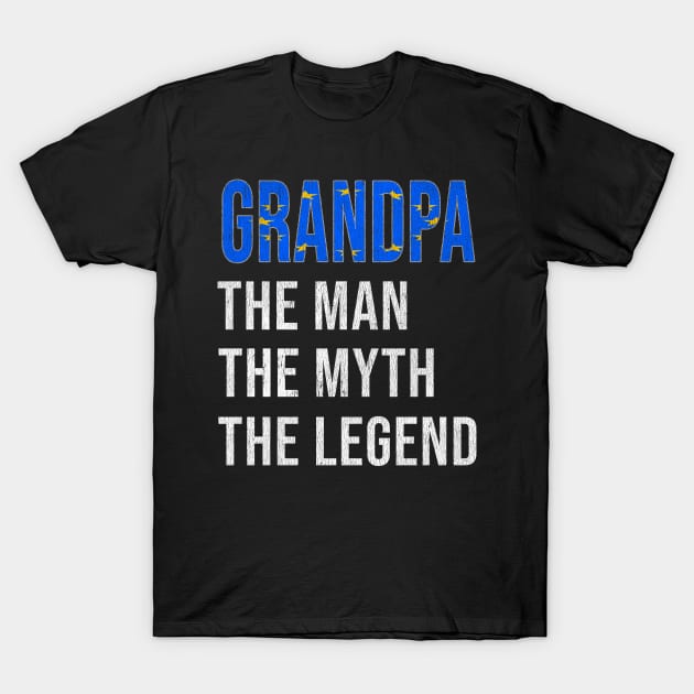 Grand Father European Union Grandpa The Man The Myth The Legend - Gift for European Union Dad With Roots From  European Union T-Shirt by Country Flags